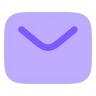 Solid purple rounded rectangle on a transparent background.